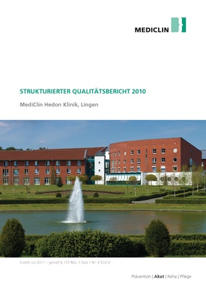 Quality report 2010 of MediClin